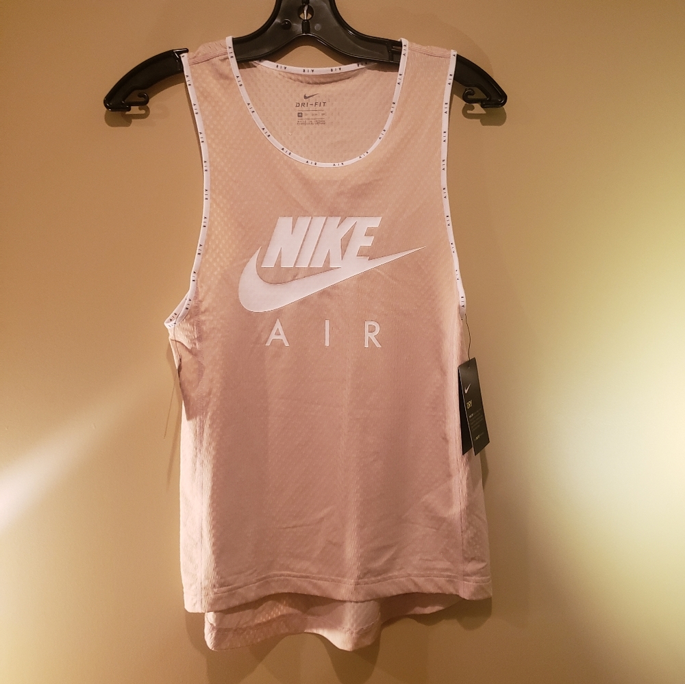 NWT Nike Air Dri-FIT Mesh Tank Top Women’s XS Pink Athletic Workout Top